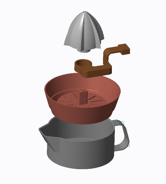 019-榨汁机-手动榨汁机 STEP