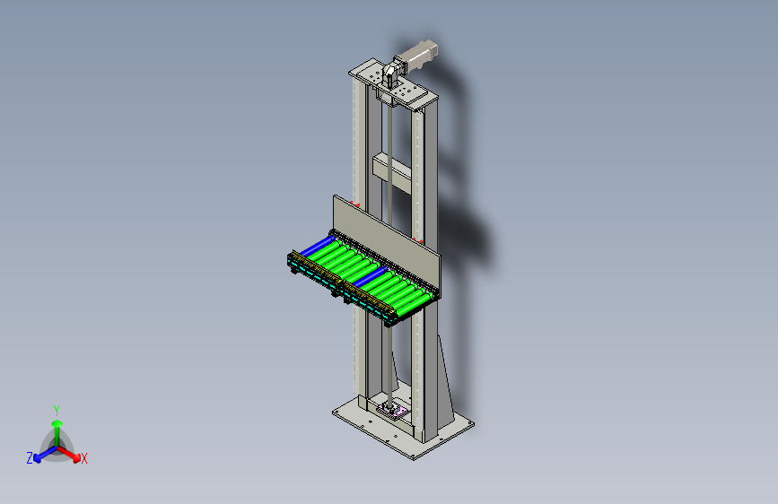 伺服提升滚筒输送机