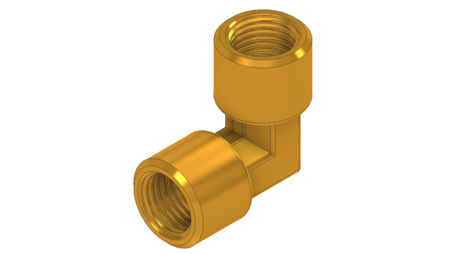 1-4英寸内螺纹90度弯头