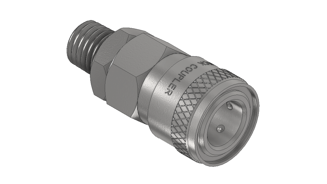 母快速连接器(带1-4 PT公螺纹)