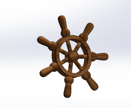 047-方向盘-老船的舵盘 SW