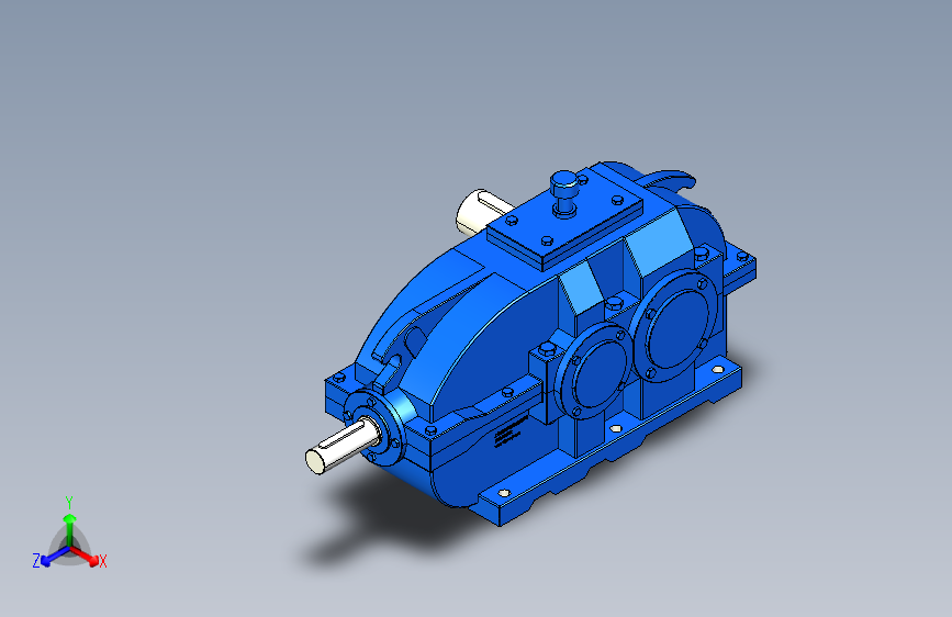 中心距160 DBY型圆锥圆柱齿轮减速器