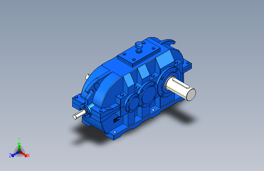 中心距180 DCY型圆锥圆柱齿轮减速器