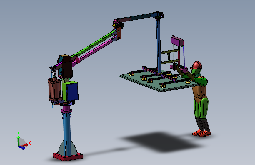 气动助力臂机构