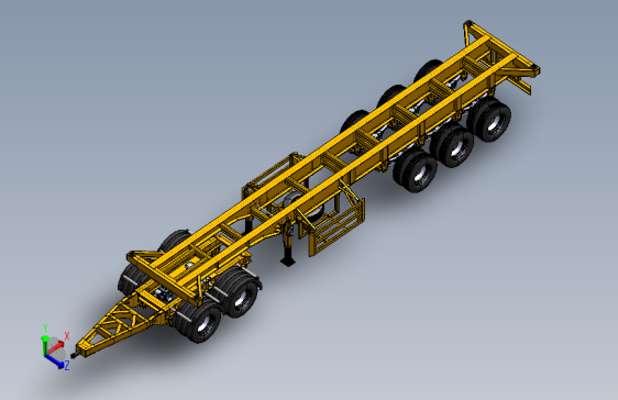 半挂牵引底盘车