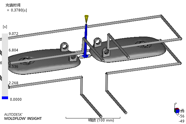 灯具装饰壳注塑模具设计-含模流--1641771-300
