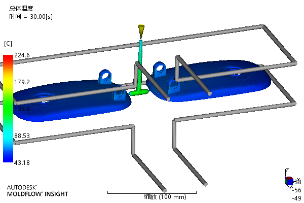 灯具装饰壳注塑模具设计-含模流--1641771-300