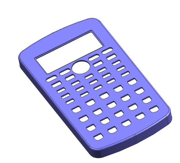计算器外壳注塑模具设计【UG模具三维】