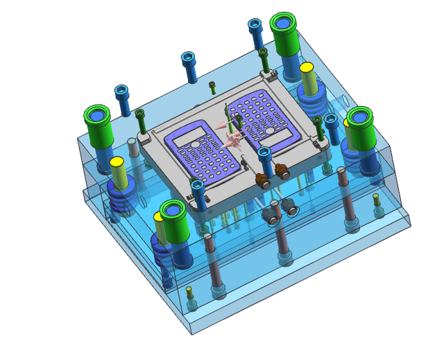 计算器外壳注塑模具设计【UG模具三维】