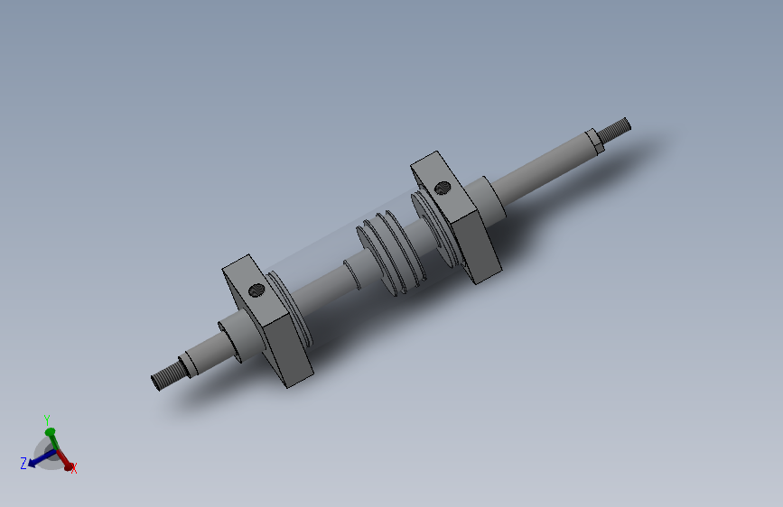 双杆气缸100x32x50mm