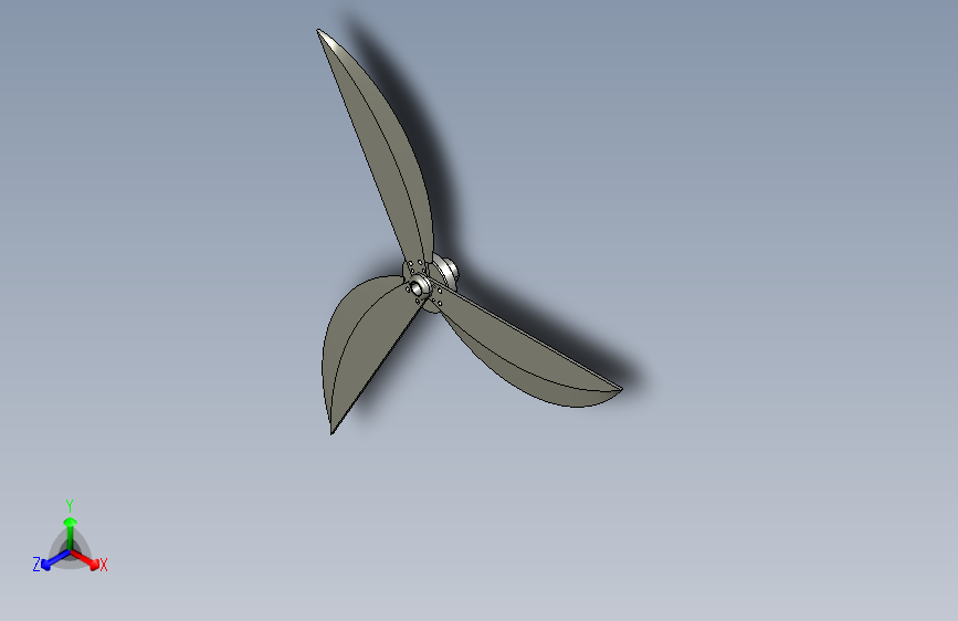 蔬菜切割机用三翼刀片