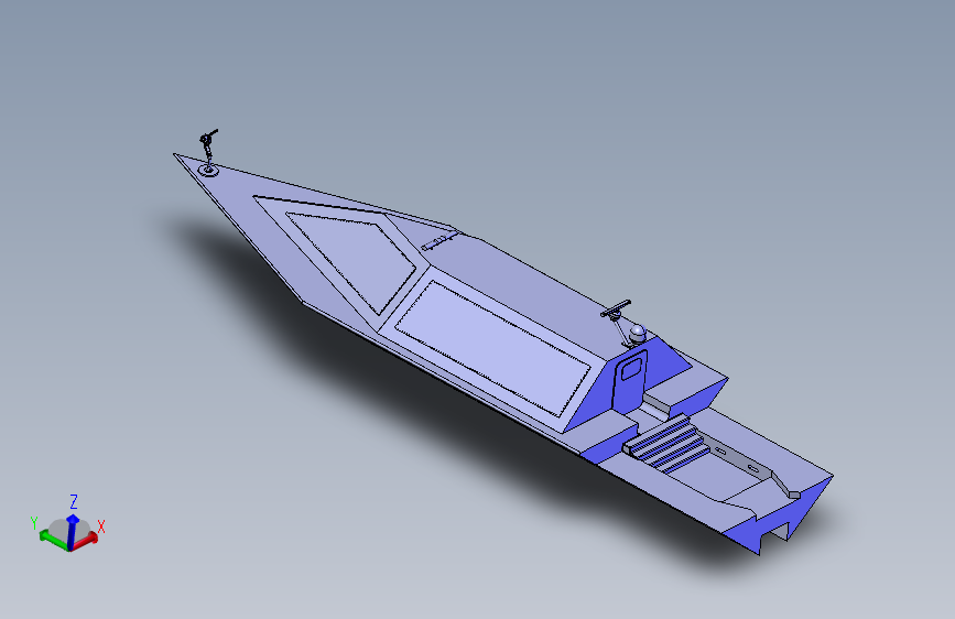 高速突袭隐形快艇 STEP格式