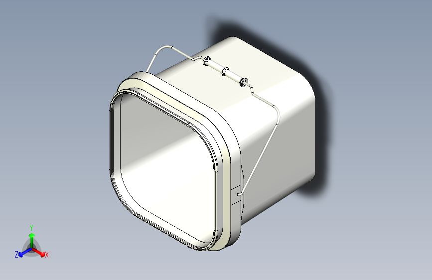 Uline 2 加仑方形桶
