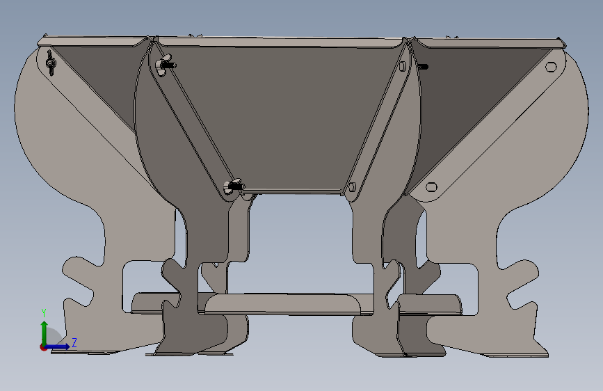 烧烤架fire-pit-from-sheet-metal SW STP DXF_SOLIDWORKS 2015_模型图纸下载 – 懒石网