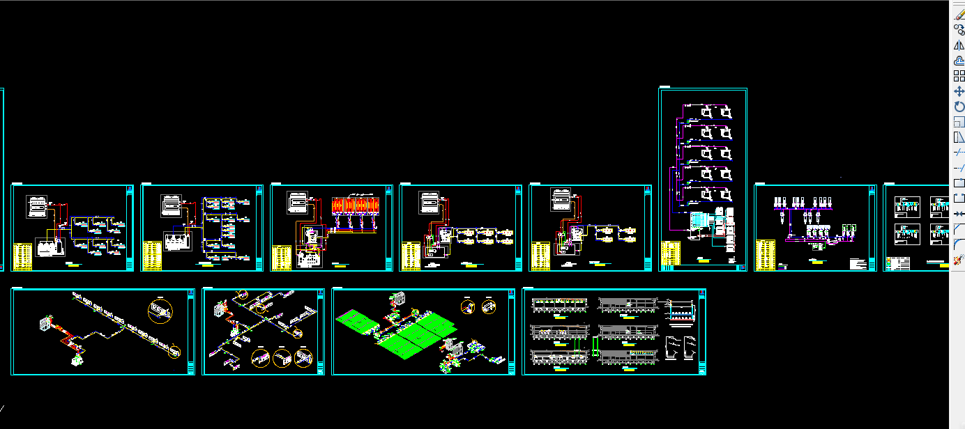竣工图-固堤匠造食品蔬菜加工项目制冷空调及排烟设备平面布置图