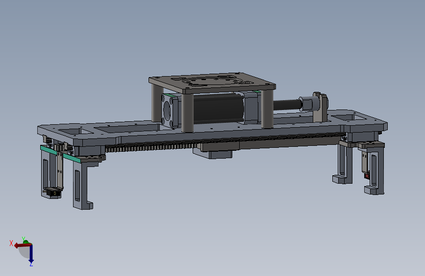 同步齿条多关节夹具