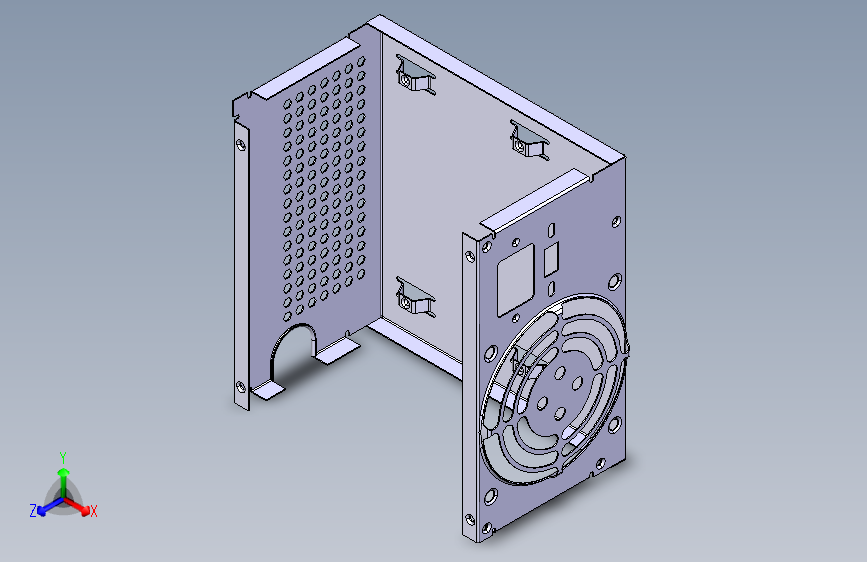 电源外壳——CATIA V5钣金模型