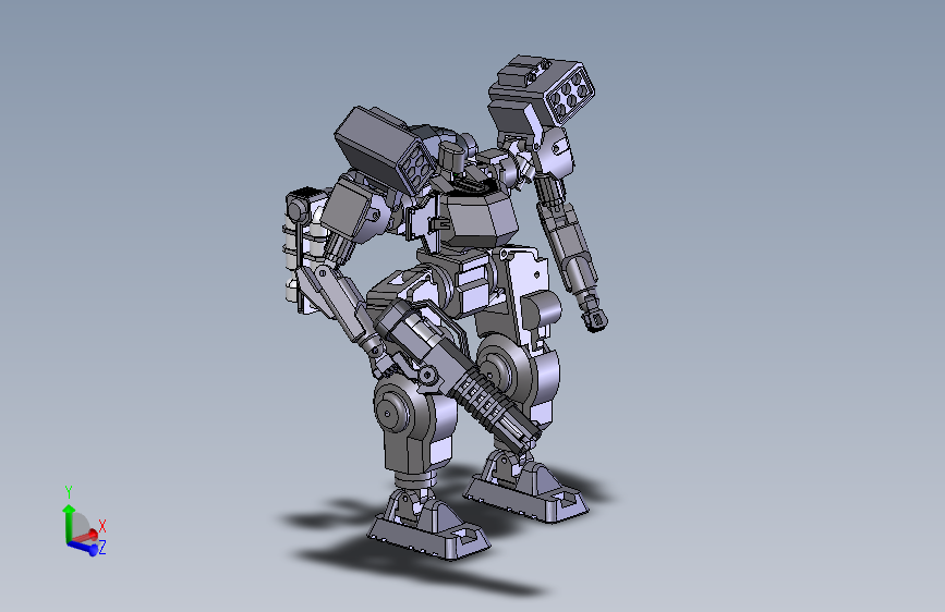 原创的黎明战斗机器人 STEP