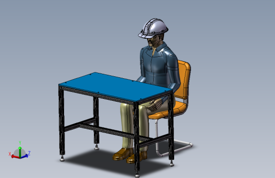 坐姿工人-人体模型--1291554--38