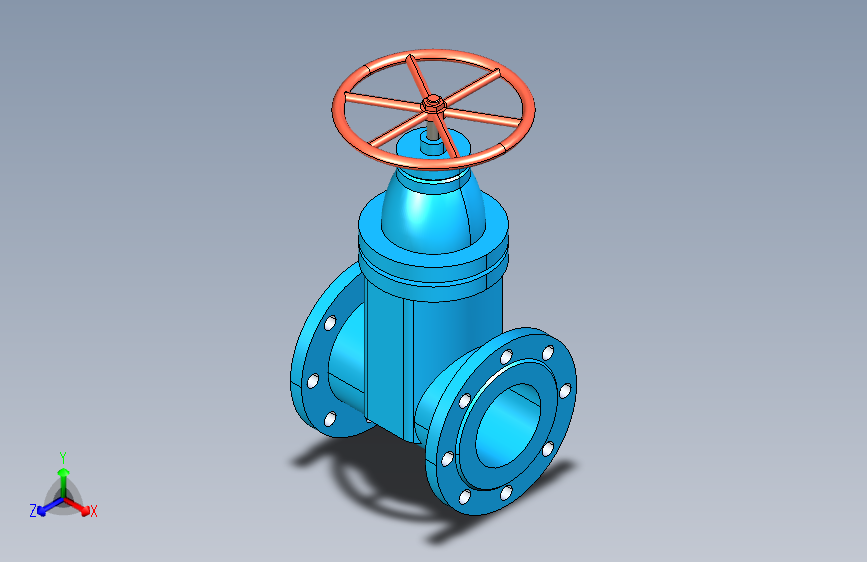 100[橡胶密封暗杆闸阀]