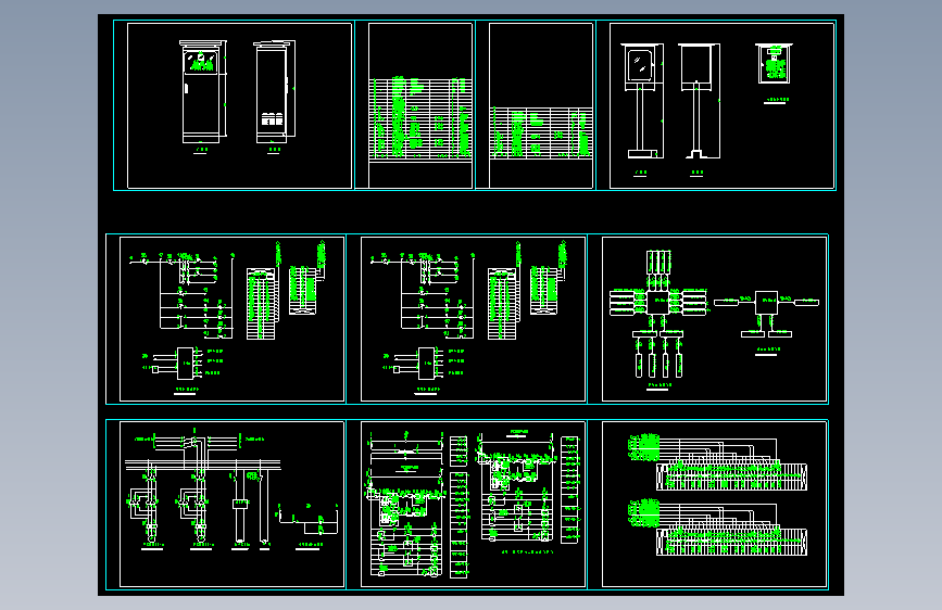 排水门启闭机控制箱及原理图--1092831-20