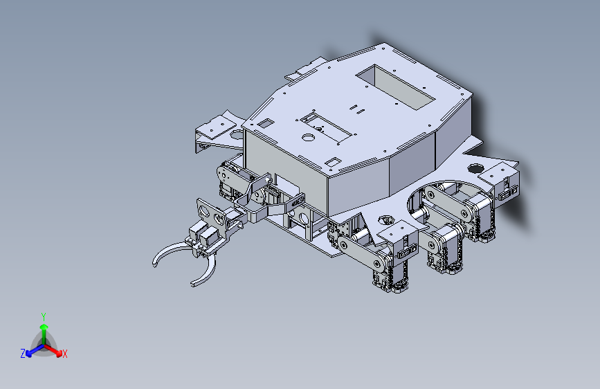 六足合成孔径雷达
