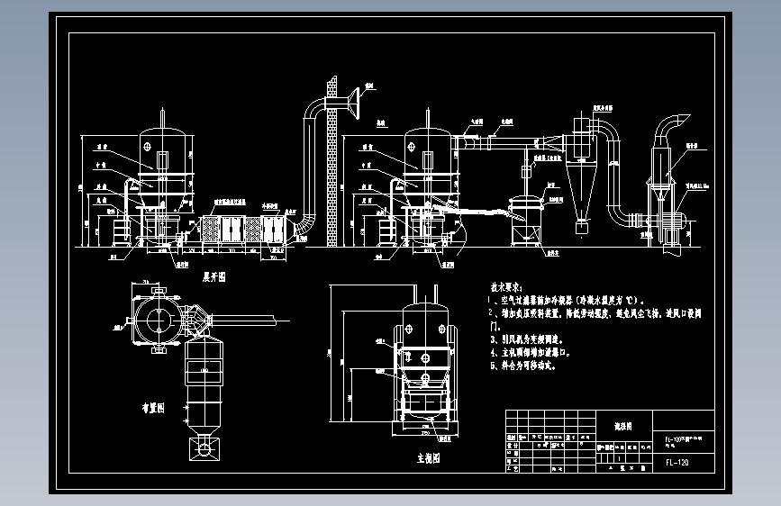 FL-120沸腾干燥制粒机