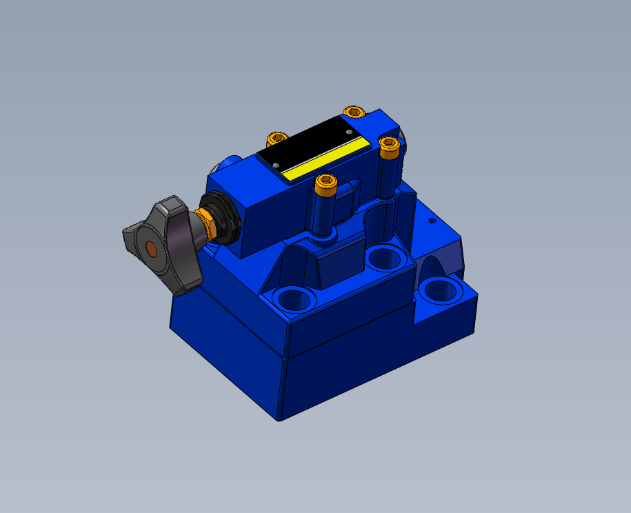 常用液压阀三维模型