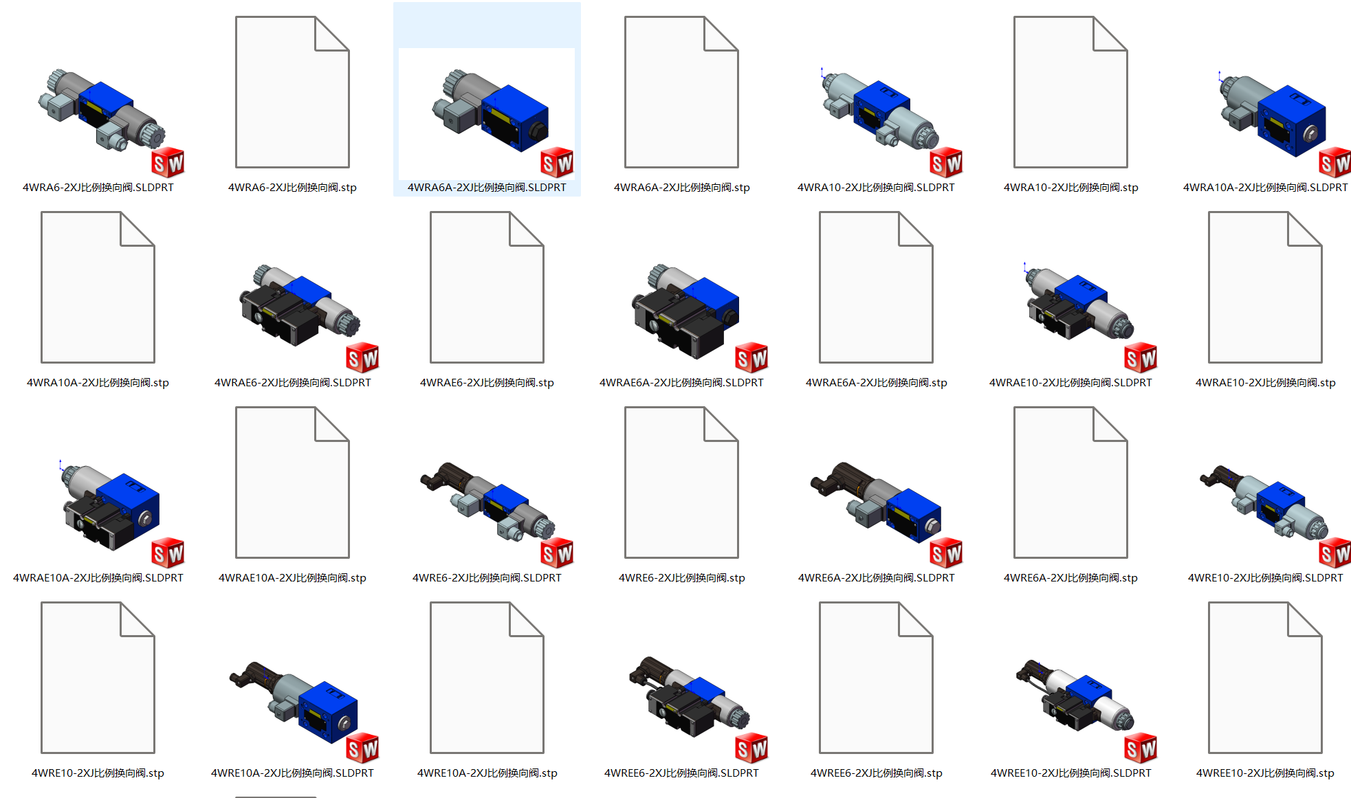 常用液压阀三维模型