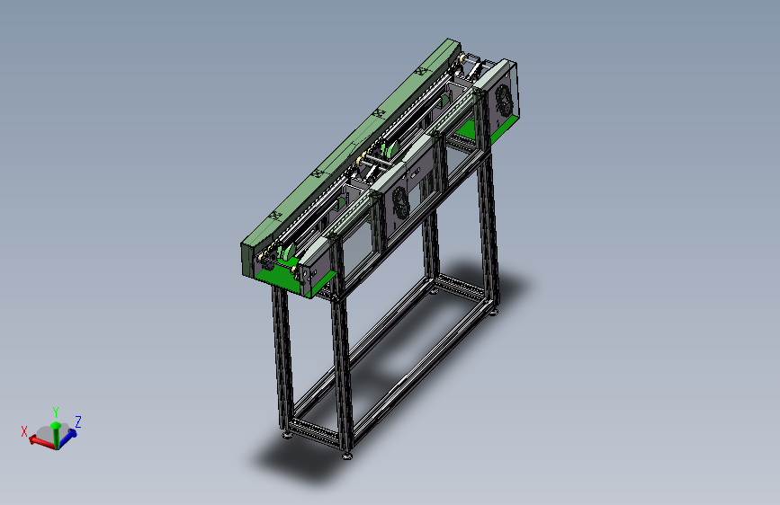 两段倍速链输送机