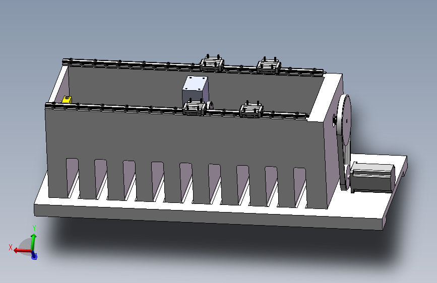 XK2313-3数控定梁定柱龙门铣床纵向进给部件设计--1702807-300