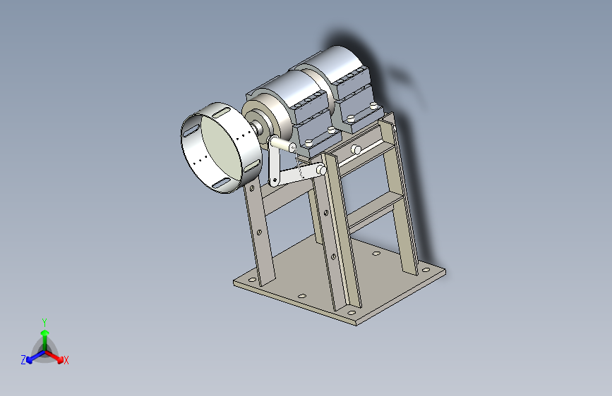 电主轴高速旋转台架
