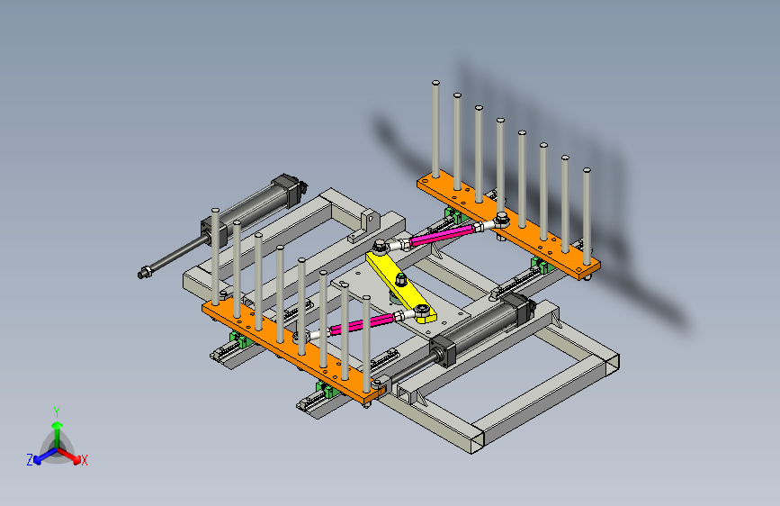 对中机构设计模型