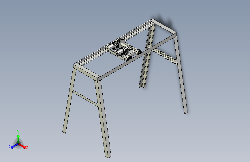 工厂自制行车SW模型