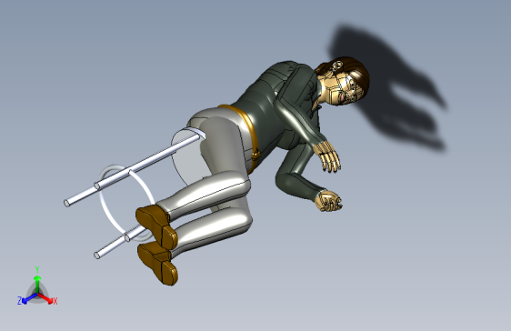 工程人体模型（坐姿）