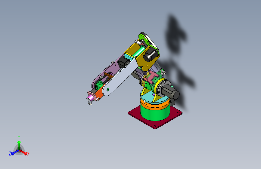 简单6轴机械手臂