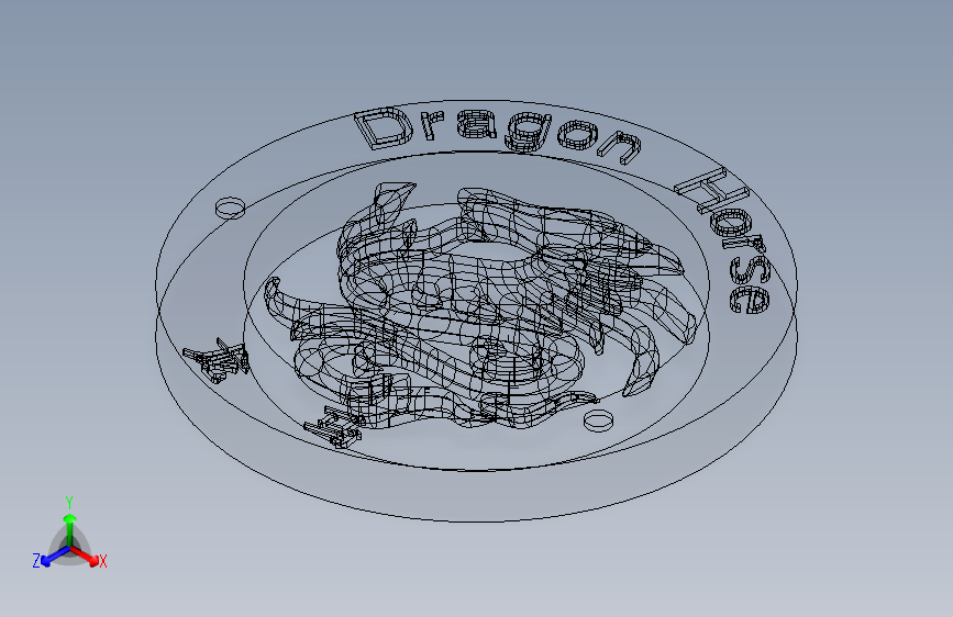 龙马LOGO设计 Creo自由式建模