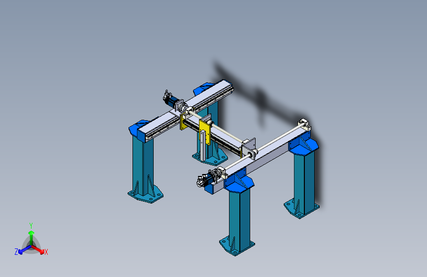 龙门式机器人设计模型
