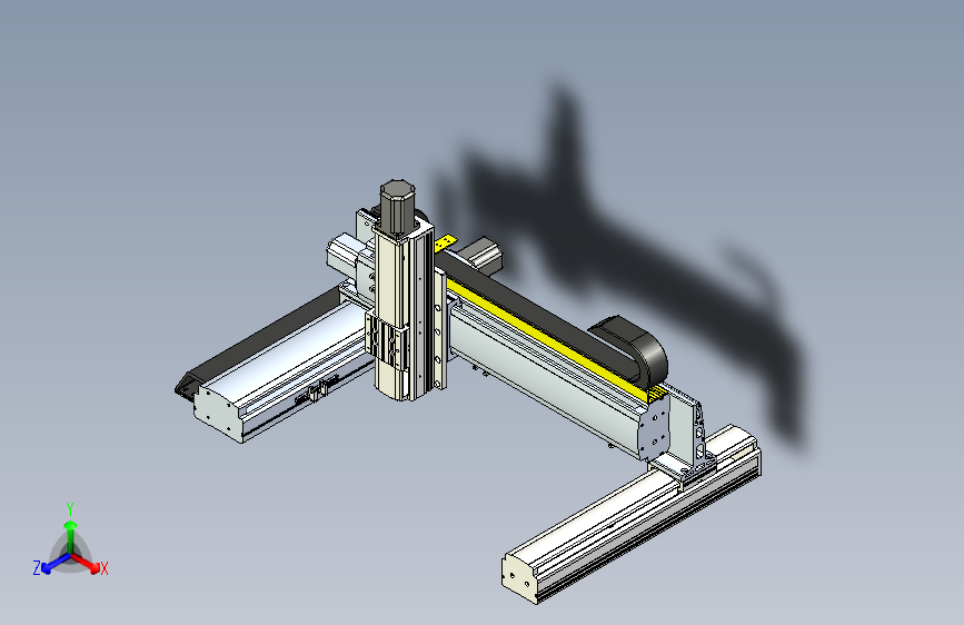 龙门式三轴滑台