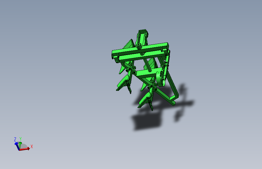 翻转犁(sw13+说明书+cad)