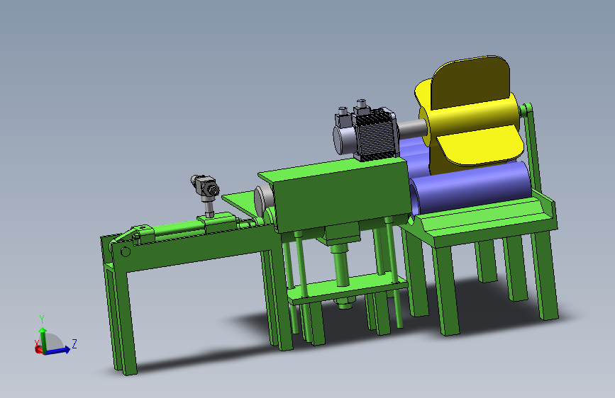 滚筒与滚筒轴装配(sw+cad+说明书)
