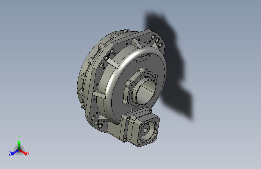REA320C一体带法兰中空机器人减速机可穿线