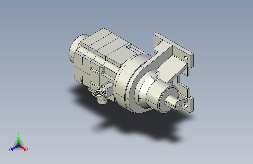 HG-SR-带一般工业机械用减速机（脚安装、带电磁制动器）