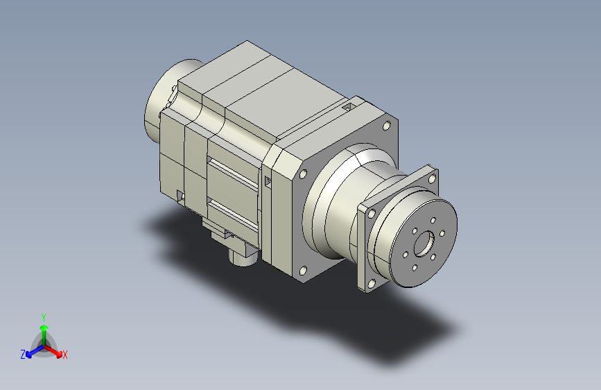 HG-SR-带高精度法兰安装法兰输出型减速机（带电制动器）