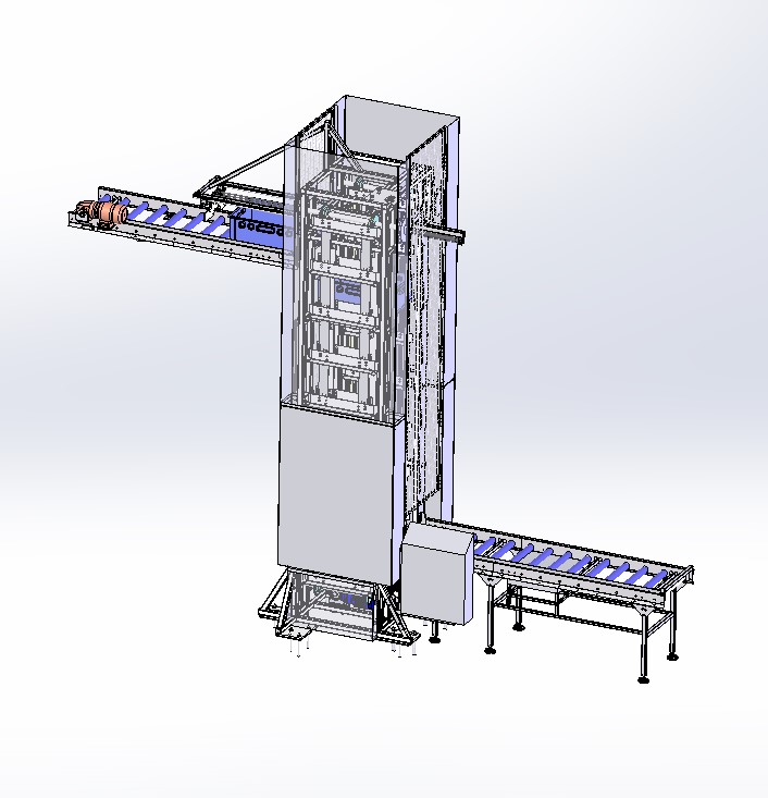 A4 周转箱连续垂直输送机