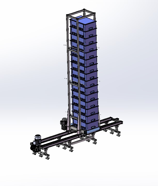 A6 周转箱龙门架升降机