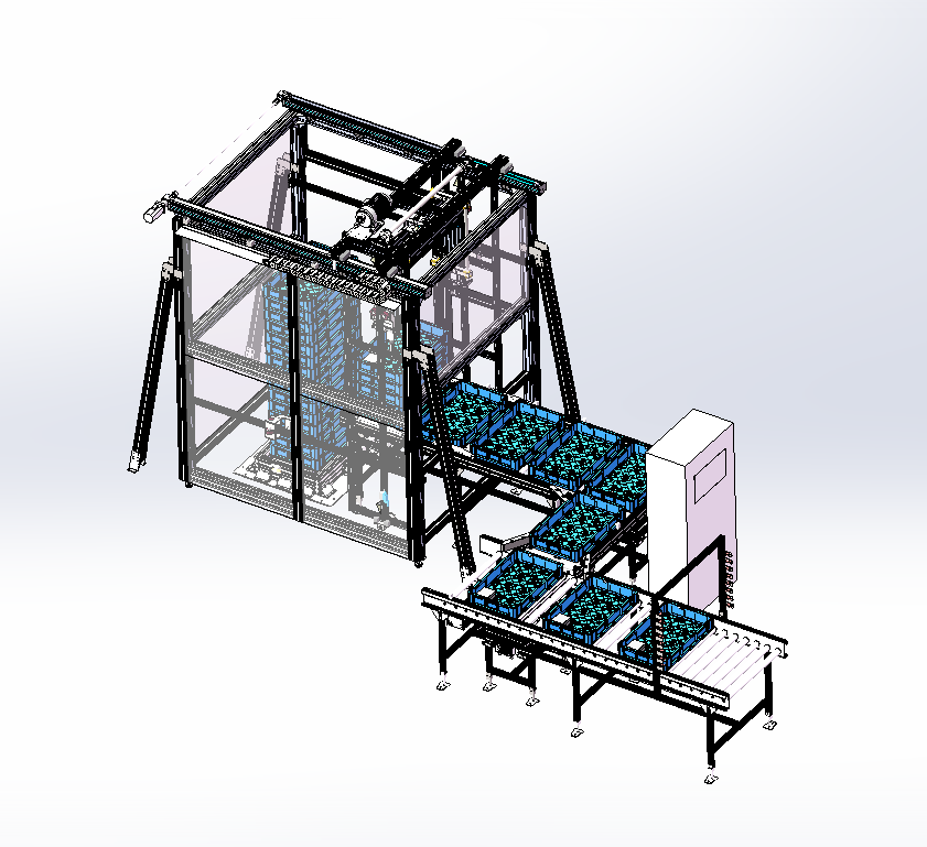 A102 周转箱输送机供料设备案例18套合集