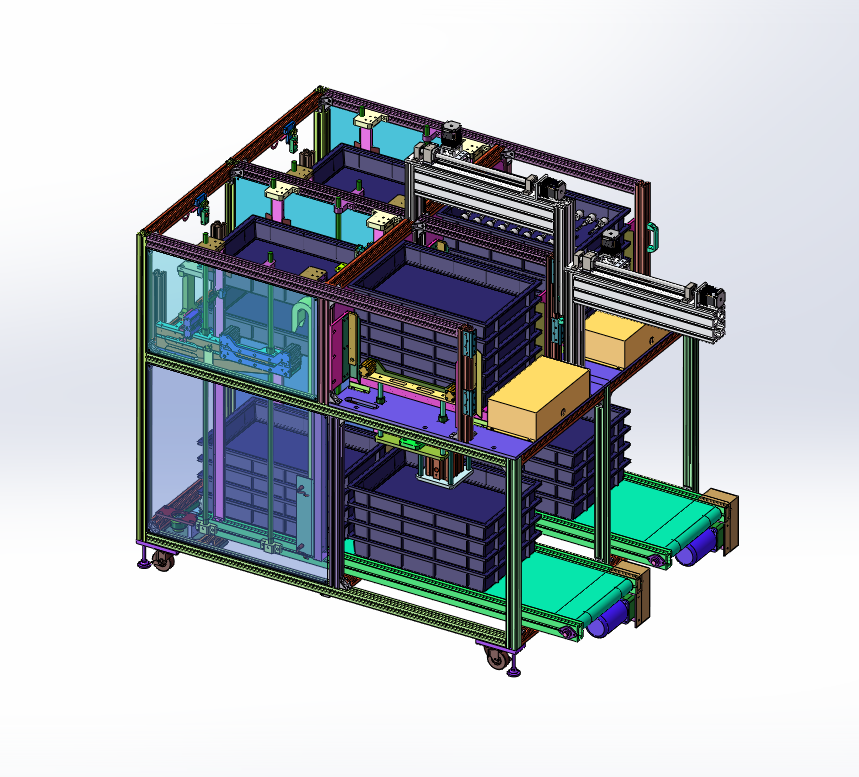 A102 周转箱输送机供料设备案例18套合集