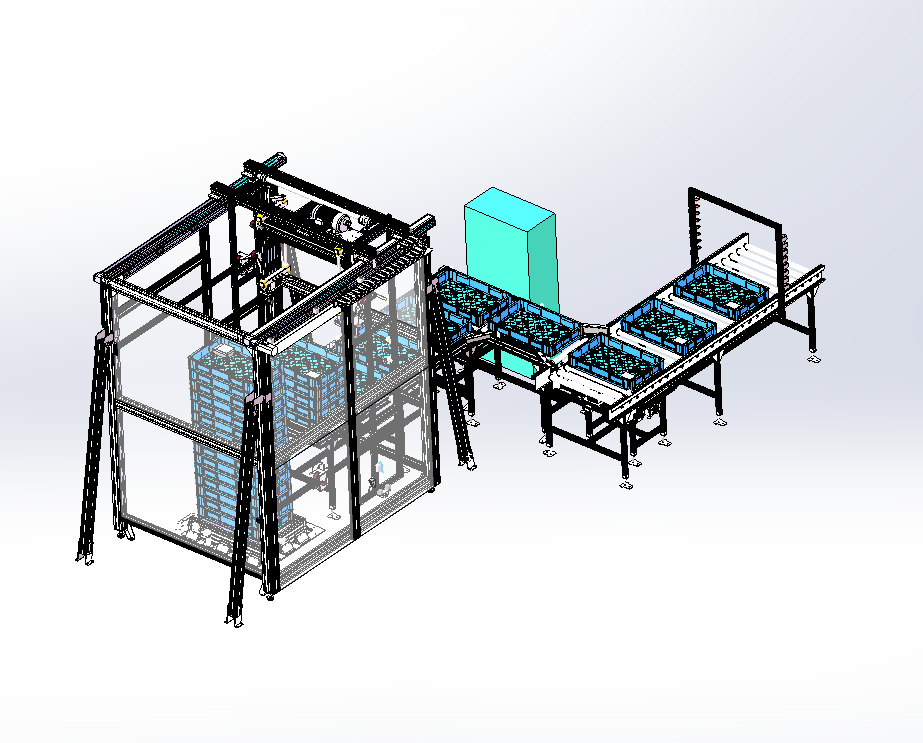 A102 周转箱输送机供料设备案例18套合集
