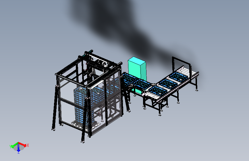 A102 周转箱输送机供料设备案例18套合集